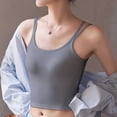thumbnail image 2 of Bra for Women with Halter Neck, Removable Pads, Seamless Wrap Design, Stretch Polyester Fabric, Backless Support, Daily Wear, 2 of 9