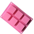 thumbnail image 3 of Yuarrent Moldes de silicona para pasteles, molde cuadrado para hornear pudín DIY-40-230 ℃, horno resistente al calor, Cupcake, bandeja Herramientas y accesorios para hornear, 3 of 6