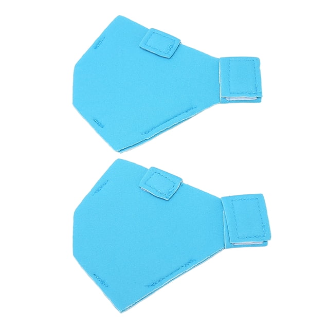 1 par de botines de pato, ligeros, transpirables, finos, zapatos protectores para aves acuáticas, pato, ganso, aves acuáticas, azul, M