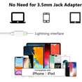 thumbnail image 6 of Wired Earbuds in-Ear Earphones, Lightning Headphones for iPhone,Connector, and Compatible with iPhone 14 13 12 11 Pro Max XR 8 7., 6 of 9