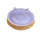 thumbnail image 2 of Cama de ratán para mascotas Alfombra redonda para perros | Cojín tejido transpirable, duradero y resistente a arañazos | Armazón de madera, 13,7"x13,7", caqui/beige/gris/amarillo | Descanso, 2 of 5
