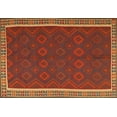 thumbnail image 1 of Ahgly Company Machine Washable Indoor Rectangle Contemporary Neon Red Area Rugs, 8' x 12', 1 of 7