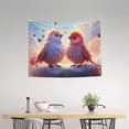 thumbnail image 2 of Kdxio Heart Sky Bird Couple Wall Hanging Tapestries Banner For Bedroom College Dorm Home Living Room Party Decor 29X37 In, 2 of 8