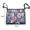 thumbnail image 2 of AMQTSLM Catheter Bag Covers for Wheelchairs, Wheelchair Under Basket for Infusion Bag, Urinary Drainage Bag Holder, A Dignified of Wheelchair Storage Bag, Wheelchair Urine Bag Holder, Floral#1, 2 of 6