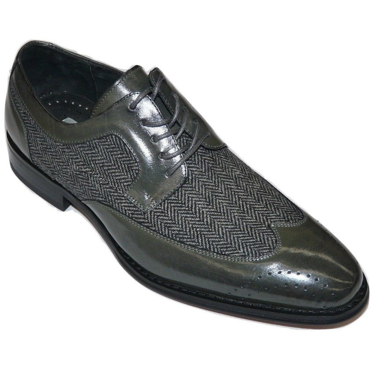Men Wingtip Shoes GIOVANNI Leather and 
