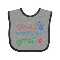 Inktastic Gymnast Future Boys or Girls Baby Bib