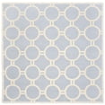 thumbnail image 2 of SAFAVIEH Cambridge Joss Geometric Circles Wool Area Rug, Light Blue/Ivory, 8' x 8' Square, 2 of 7