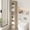 khaki, variant on Zenira Tall Narrow Bookcase, Vertical Storage Organizer with Open Shelves, Ideal for Adults in Home Office & Living Room