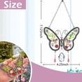 thumbnail image 4 of KY&BOSAM Crystal Stained Glass Butterfly Sun Catchers, 4 of 6