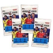 Topps 2023 UEFA Superstars Soccer Trading Card HANGER Box (8 Cards)
