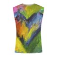 thumbnail image 4 of Moda de verano para hombres Impresión 3D Hombro expandido Casual Deportes Casual Camiseta sin mangas Chaleco Pompotops oipoqjl30667, 4 of 5