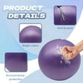 thumbnail image 3 of BESTSKY Exercise Ball,5.91in Stability Ball,Anti-Slip Balance Ball,Purple, 3 of 7