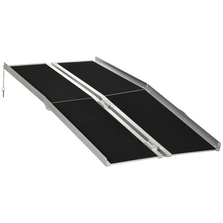 Portable Wheelchair Ramp for Home, Threshold Handicap Ramp, Recommended height is 7″-12″