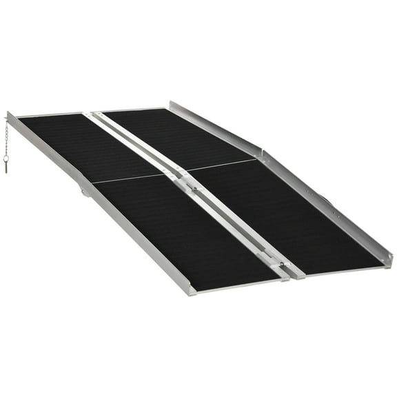 Portable Wheelchair Ramp for Home, Threshold Handicap Ramp, Recommended height is 7″-12″