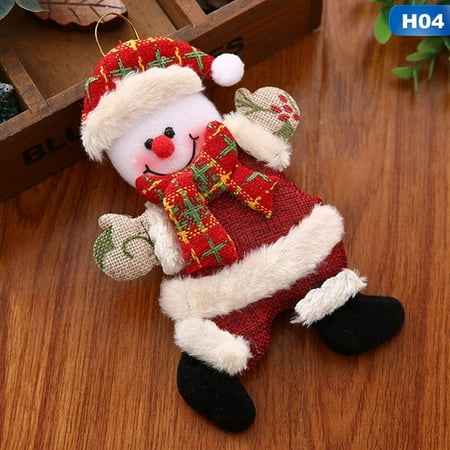 Christmas Decoration Coffee Shop Gardeners Shop Store Old Man Doll Door Hangers Christmas Fawn Snowman Christmas Tree Decorations ()