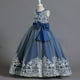 thumbnail image 2 of Ropa para niños, vestido para niños, vestido de princesa de encaje de malla, vestido de niña de las flores con actuación de piano, 2 of 5