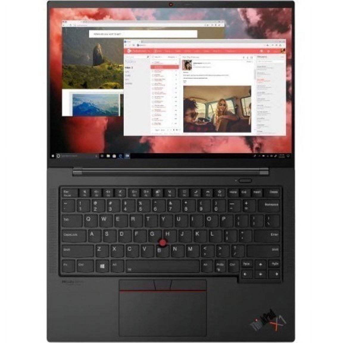 Lenovo 14" 1200p Ultrabooks Laptops, Intel Core i5-1135G7, 8GB RAM, 256GB SSD, Windows 10 Pro 64, Black, 20XW003EUS
