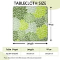 thumbnail image 2 of Vintage Style Floral Table Cover 36x36 Inch Square, Bohemian Print Elastic Tablecloth for Indoor Dining Room Kitchen Table, 2 of 6