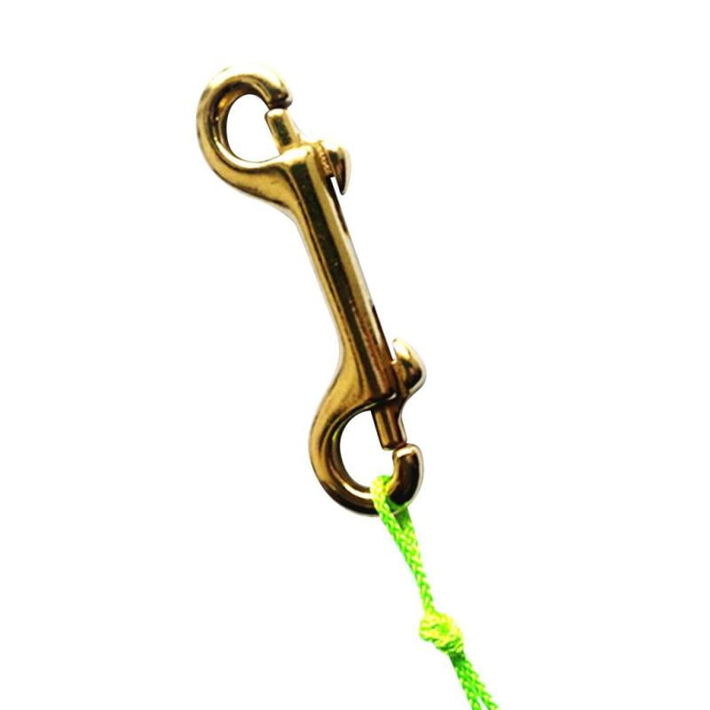 Double End Bolt Trigger Clip Snap Hook Key Chain Heavy Duty Brass Material 