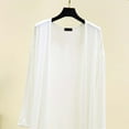 thumbnail image 4 of Uooqdmx Light Weight Cardigan Women Summer Cardigan Long Cardigans for Women Open Front Cardigan for Women Light Cardigans for Women, White L, 4 of 5