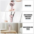 thumbnail image 4 of Mini Portable Fan, Handheld Fan Strong Winds 3 Speeds, Desk Fan With Base Small Usb Rechargeable Fan, 4 of 5