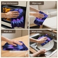 thumbnail image 5 of 6 Pcs Funny Kitchen Towels,Blue Purple Tie Dye Pattern Microfiber Dish Towels,Kitchen Tea Towels,Kitchen Towel Set (18" X 26"), 5 of 7
