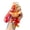 Red, variant on 2026 Soccer Fan Mascot Rubber Keychain Set, Cute Multi-Color Cartoon Key Rings for Keys, Backpacks & Bags, Soft Durable Souvenir Gift for Sports Fans