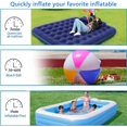 thumbnail image 4 of czcpp-Electric Air Pump, Air Mattress Portable Pump for Inflatable Couch, Bed, Blow up Pool Float Raft Boat Toy, Quick-Fill Inflator/Deflator Pumps with 4 Nozzles, AC 110-120 Volt Black, 4 of 4