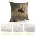 thumbnail image 4 of Orinice Reindeers Graphic Decorative Throw Pillow Cover Winter Season High-Quality for Home Couch Living Room Bed Sofa Christmas Short Plush 1PC 22x22in, 4 of 5