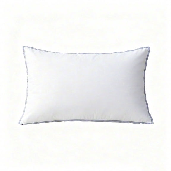 YAMB Low Profile Sleep Pillow Insert, Soft Thin Ergonomic Cervical Support, for Stomach and Back Sleepers, Breathable Washable, 29 x 19 Inch