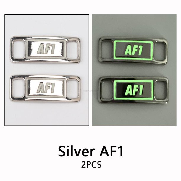 Abalorios para zapatos AF1 a la moda, cordones luminosos, hebilla, cordones de Metal de calidad, decoraciones, Chapa, zapatillas de moda, accesorios para zapatos, ESPAÑA Gao Jinjia LED
