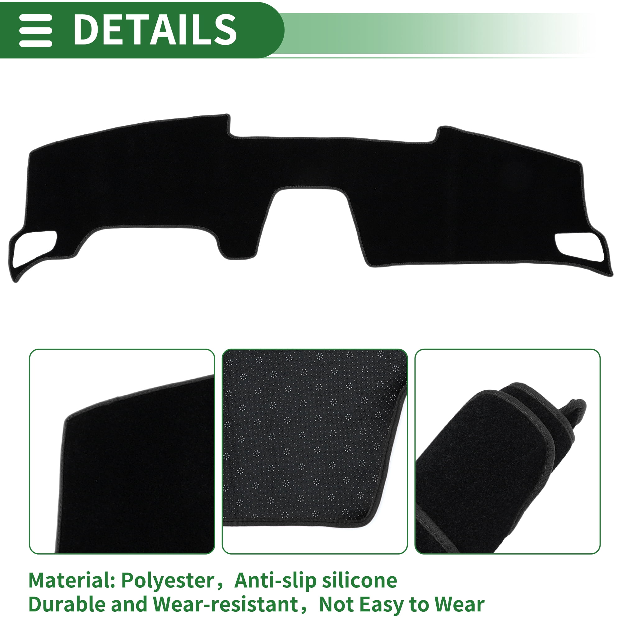 Unique Bargains Dash Cover Non-Slip Dashboard Carpet Mat for Honda Accord 2022-2024