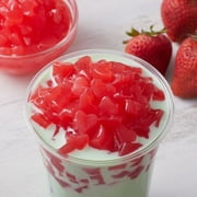 Bossen 8.38 lb. Strawberry Heart Shaped Jelly Topping