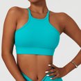 thumbnail image 2 of Sujetador deportivo de secado rápido con cuello halter, cómodo y suave, sujetador de entrenamiento de alto impacto para mujer Viridis 10 M, 2 of 7