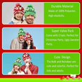 thumbnail image 5 of RV Juego de 2 coloridos gorros navideños de punto con luz LED Flashi brillar Electrónica, 5 of 5