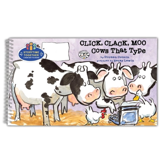 Pre-Owned Click, Clack, Moo: Cows That Type (Storytime Together Edition) (Spiral-bound) 1665921587 9781665921589