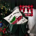thumbnail image 3 of Christmas 18x18 Pillow Covers Set of 4, Buffalo Check Reindeer and Christmas Trees Red Plaid Pillow Cases, Rustic Home Decor Throw Pillow Covers with 4 Bonus Coasters, 3 of 7
