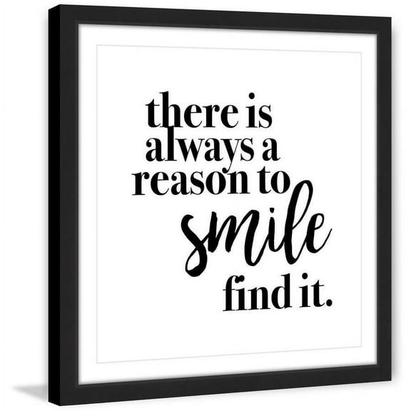 "Reason to Smile" Framed Painting Print