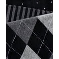 thumbnail image 2 of 6-PACK Couver Men's Dress Socks, Patterned Crew Socks, Multi Color, Size 10-13, 2 of 7