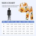 thumbnail image 4 of Fotbe Sunflower 5 Pijama de Hombre con Estampado de Manga Larga, Conjunto de 2 Piezas, Ropa de Dormir Suave y Cómoda con Bolsillos-XX-Large, 4 of 7