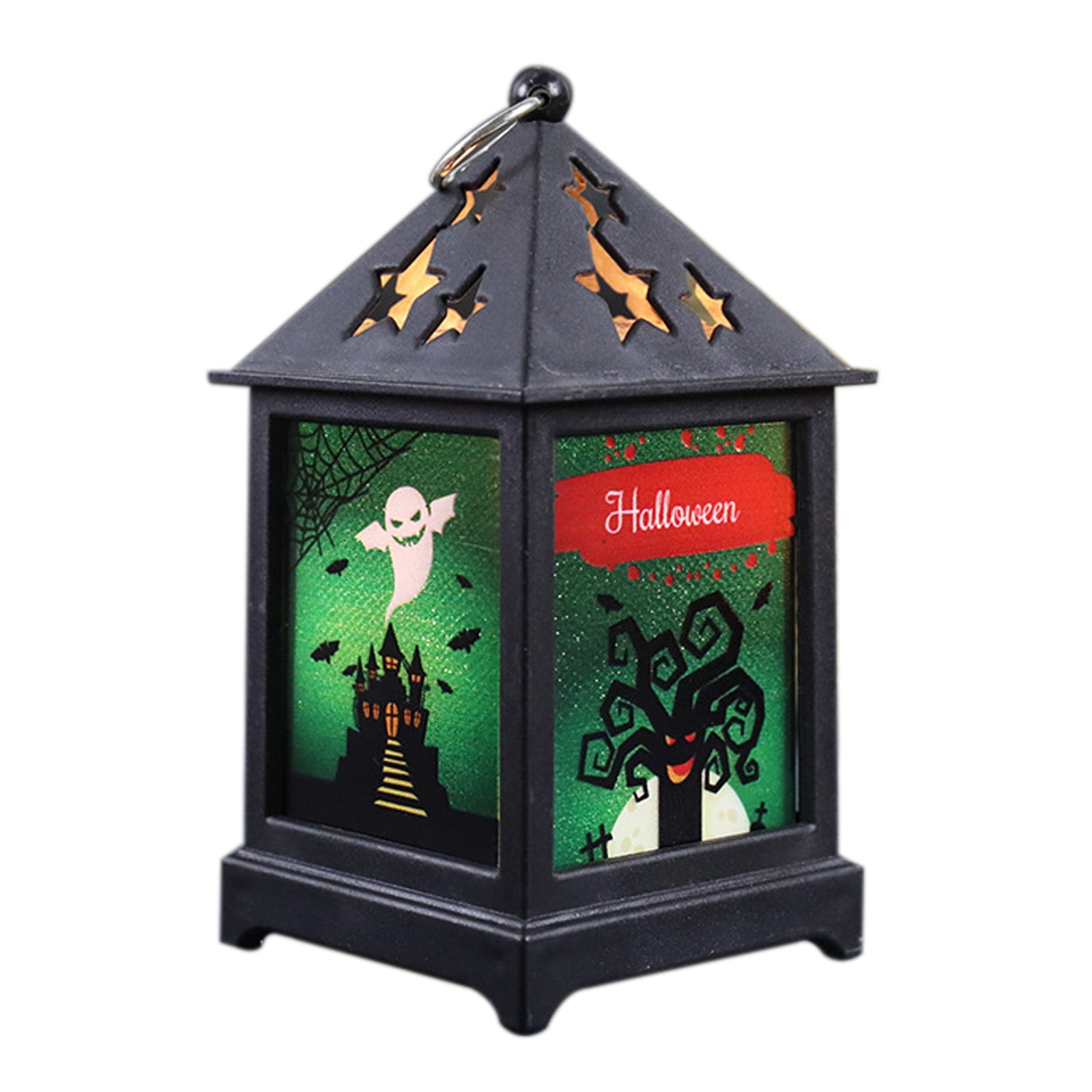 Halloween Lantern LED Night Light 4 Pattern Changing Halloween