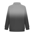 thumbnail image 5 of MKOSPLRT 5-15Y Kids Zip Up Sweatshirts Stand Collar Long Sleeve Fleece Jackets Casual Gradient Sweatshirt Jackets with Pockets, 5 of 7