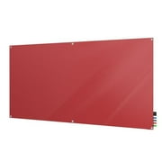 Ghent HMYSN46RS Harmony Glass Whiteboard with Square Corners, 4 x 6 ft. - Rose