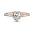 thumbnail image 2 of Anillo Pandora De Corazón Elevado Brillante 14K 188421C02 | Talle 52 | Joyería De Lujo Para Mujer | Ideal Para Regalo Elegante | Compatible Con Charms Pandora, 2 of 5