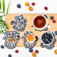 thumbnail image 2 of Posavasos Con para Manualidades Kit 8/10 Piezas Soporte Halloween Gato Otoño Cacao Caliente Natividad Muñeco Nieve Adultos Y Suministros Regalo Principiantes, 2 of 8