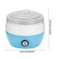 thumbnail image 3 of Stainless Steel Yogurt Maker 1L - Automatic Electric Yoghurt DIY Machine with Precise Heating - Home Use Yogurt Factory with 1 Stainless Steel Jars (220V), 3 of 4