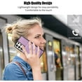 thumbnail image 6 of Phone Case for Samsung Galaxy S21 Ultra 5G Wallet Cover with Tempered Glass Screen Protector Mirror Credit Card Holder Slot Shoulder Crossbody Strap Cell S21ultra 21S S 21 21ultra G5 Women Girl Purple, 6 of 7