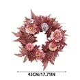 thumbnail image 3 of Spooky Halloween Pumpkin Wreath - Fall Front Door Decor - Indoor/Outdoor Seasonal Holiday Decorations (Size/Style as Pictured), 3 of 6