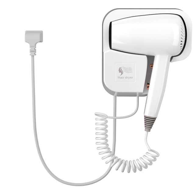 OCCULO Secadora de Pared 1600W - 3 Modos Ajustables|Instalación Sin Perforaciones para Baño, Uso Hotelero & Hogar (Blanco)