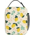 thumbnail image 2 of Fresh Yellow Lemon Insulated Lunch Bag, Reusable Lunch Box Tote Bag For Office Work Picnic Travel Women/Men, 2 of 6